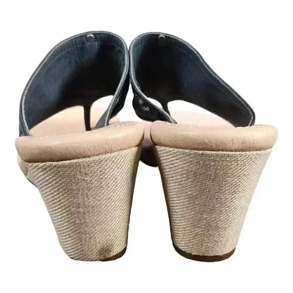 UGG Solena Wedge Denim Sandal - Women's Slip-On - Stylish Summer Comfort - Picture 5 of 7